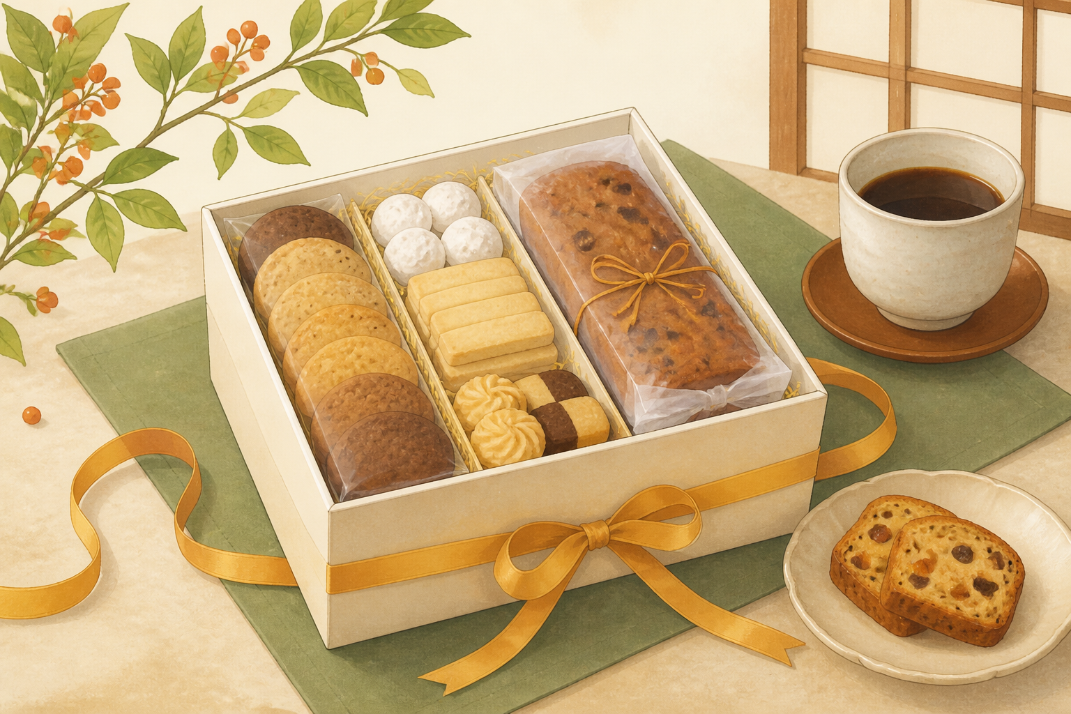 季節の食品ギフトボックスのイメージ